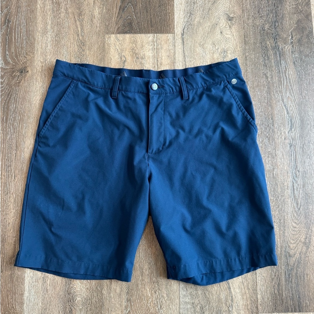 Adidas Men's Navy Blue Shorts